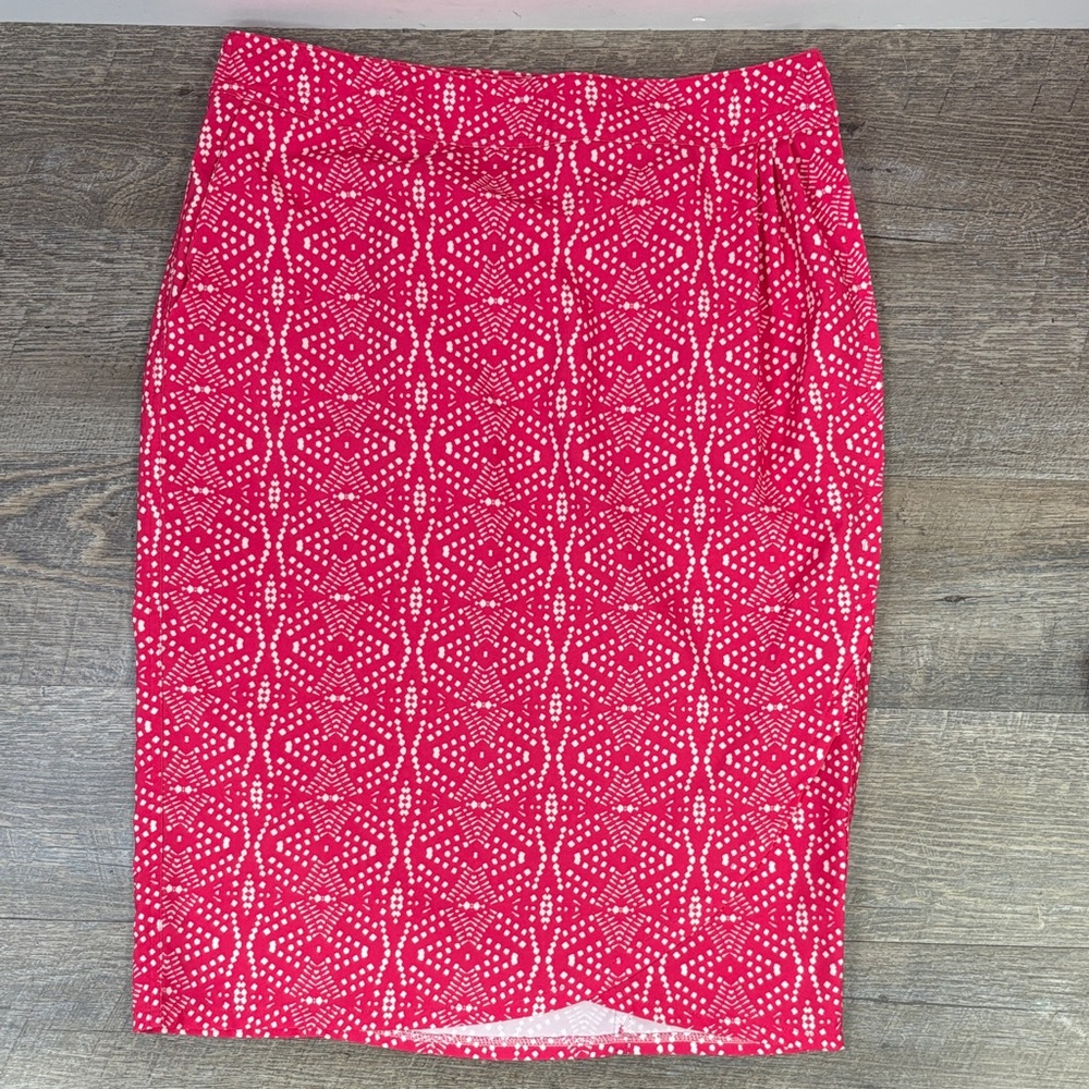 RipSkirt Hawaii Quick-Dry Wrap Skirt – Pink Geo Print – Size Medium